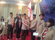 Bupati H. Herman Resmi Lepas Kontingen Jamnas XII Kwarcab Indragiri Hilir