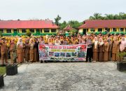Police Goes To School. Polsek Tualang Gandeng Sekolah Cegah Karhutla, Narkoba dan Pelanggaran Lalu Lintas*