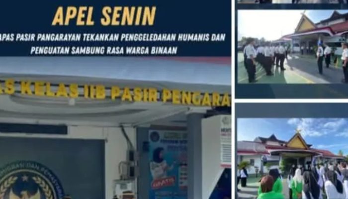 Kalapas Pasir Pangarayan Perintahkan Penggeledahan Ketat tapi Humanis Saat Apel Seni
