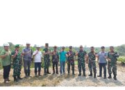 Tim Penyuluhan Karhutla Mabes TNI Tinjau Embung Sei Rokan, Jadi Andalan Antisipasi Kebakaran Lahan