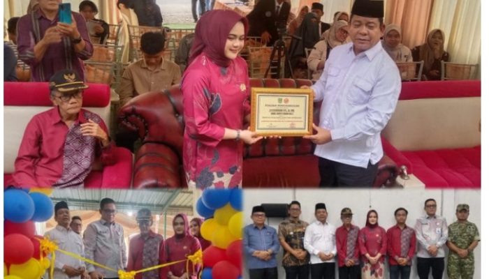 Melek Bahasa Inggris,! Wabup Rohul H. Syafaruddin Poti SH MM Resmikan Kampung Inggris Ahra 15 Di Ujungbatu