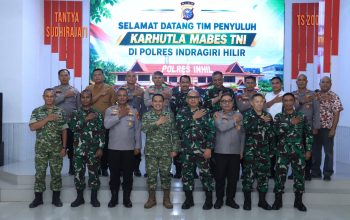 Mabes TNI Kunjungi Polres Inhil, Perkuat Sinergi Pencegahan dan Penanggulangan Karhutla