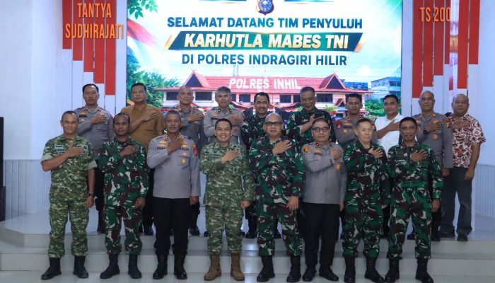 Mabes TNI Kunjungi Polres Inhil, Perkuat Sinergi Pencegahan dan Penanggulangan Karhutla