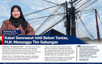 Kabel Semrawut Inhil Belum Tuntas, PLN: Menunggu Tim Gabungan