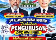 DPP AWI Terbitkan SK Kepengurusan DPC AWI Inhil 2026–2031, Muhamad dan Rekan Resmi Masuk Susunan Pengurus